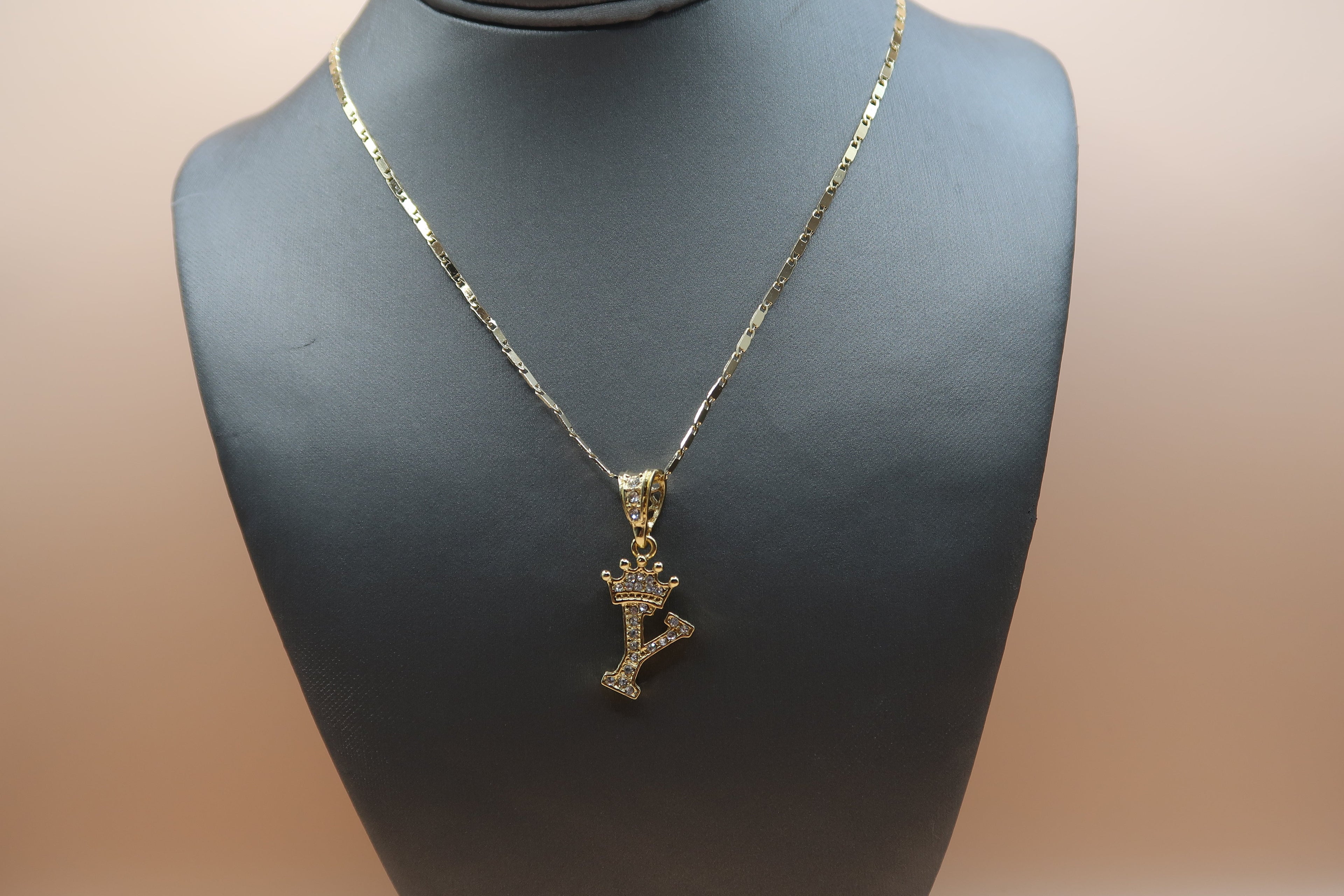 Y Crown Necklace