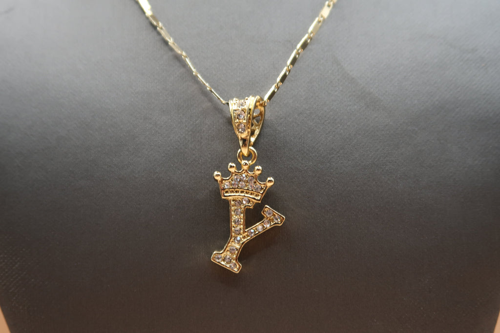Y Crown Necklace