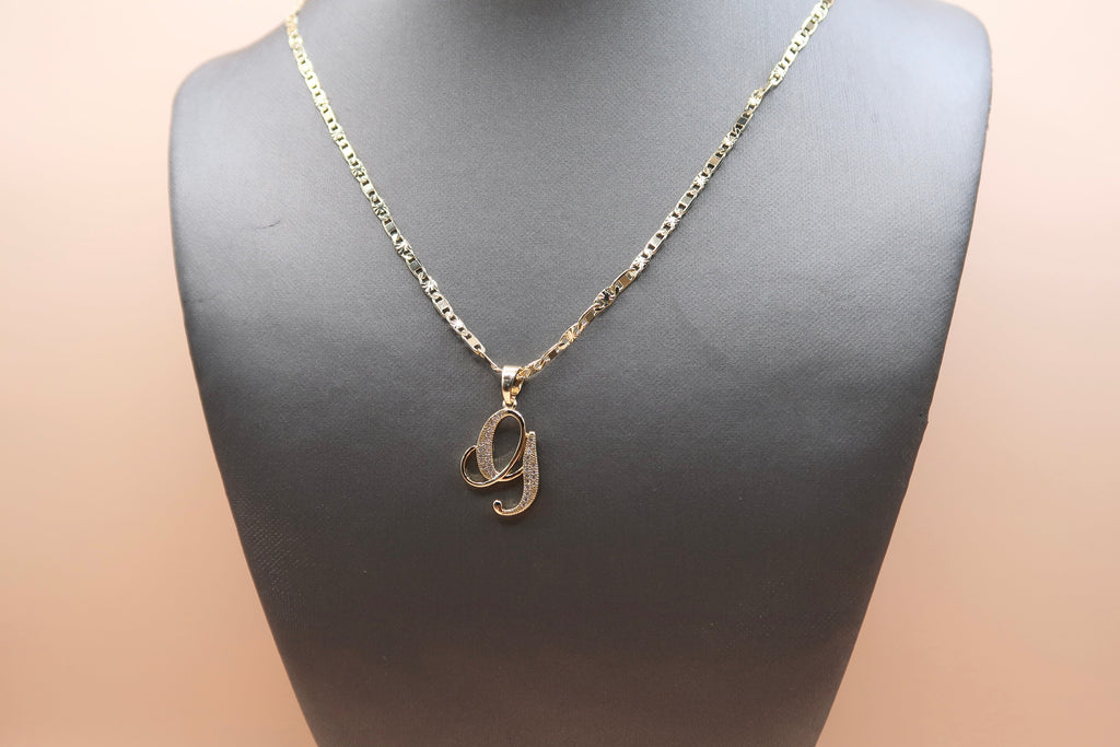 Cursive G Necklace