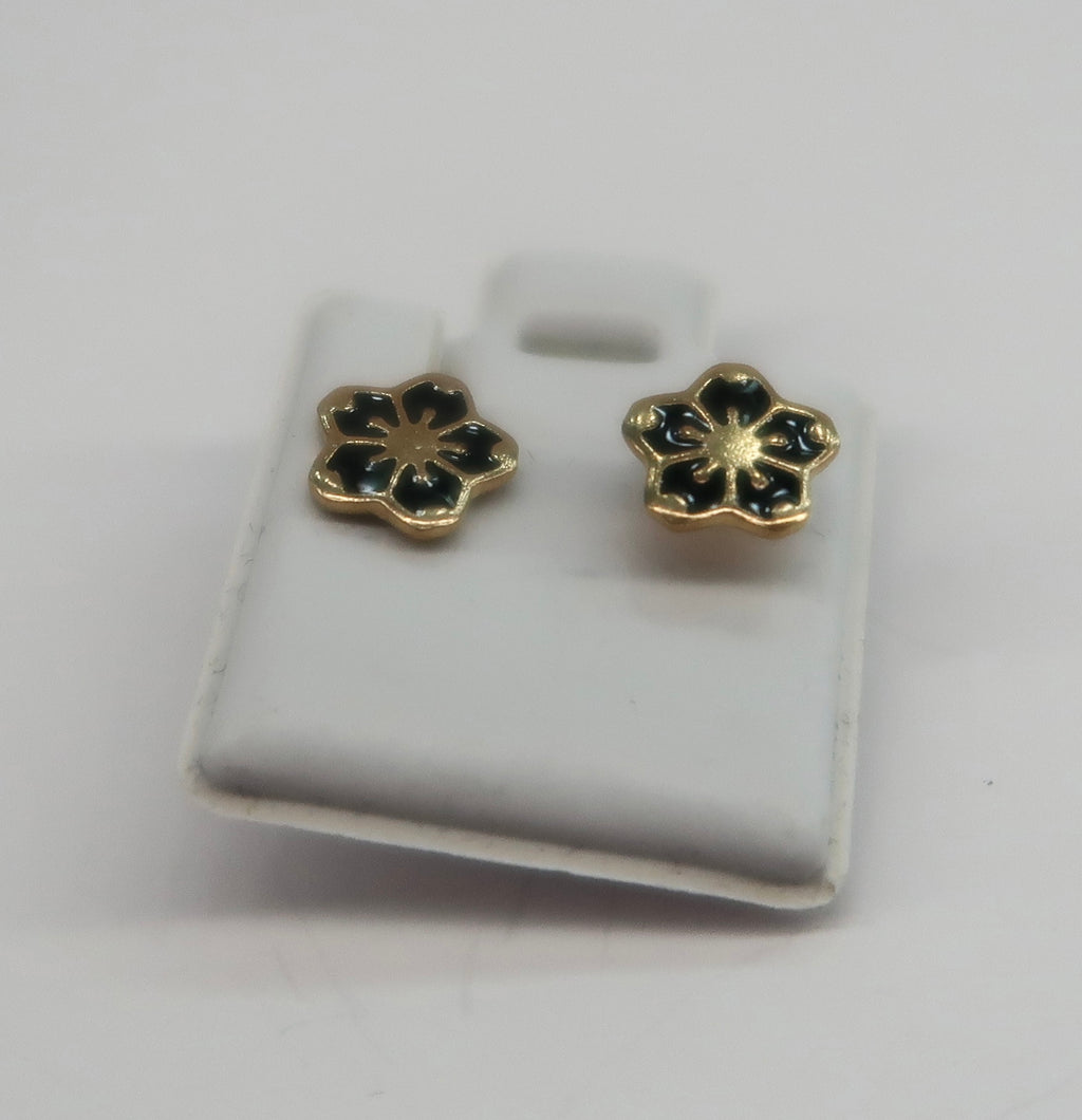 Hibiscus earrings
