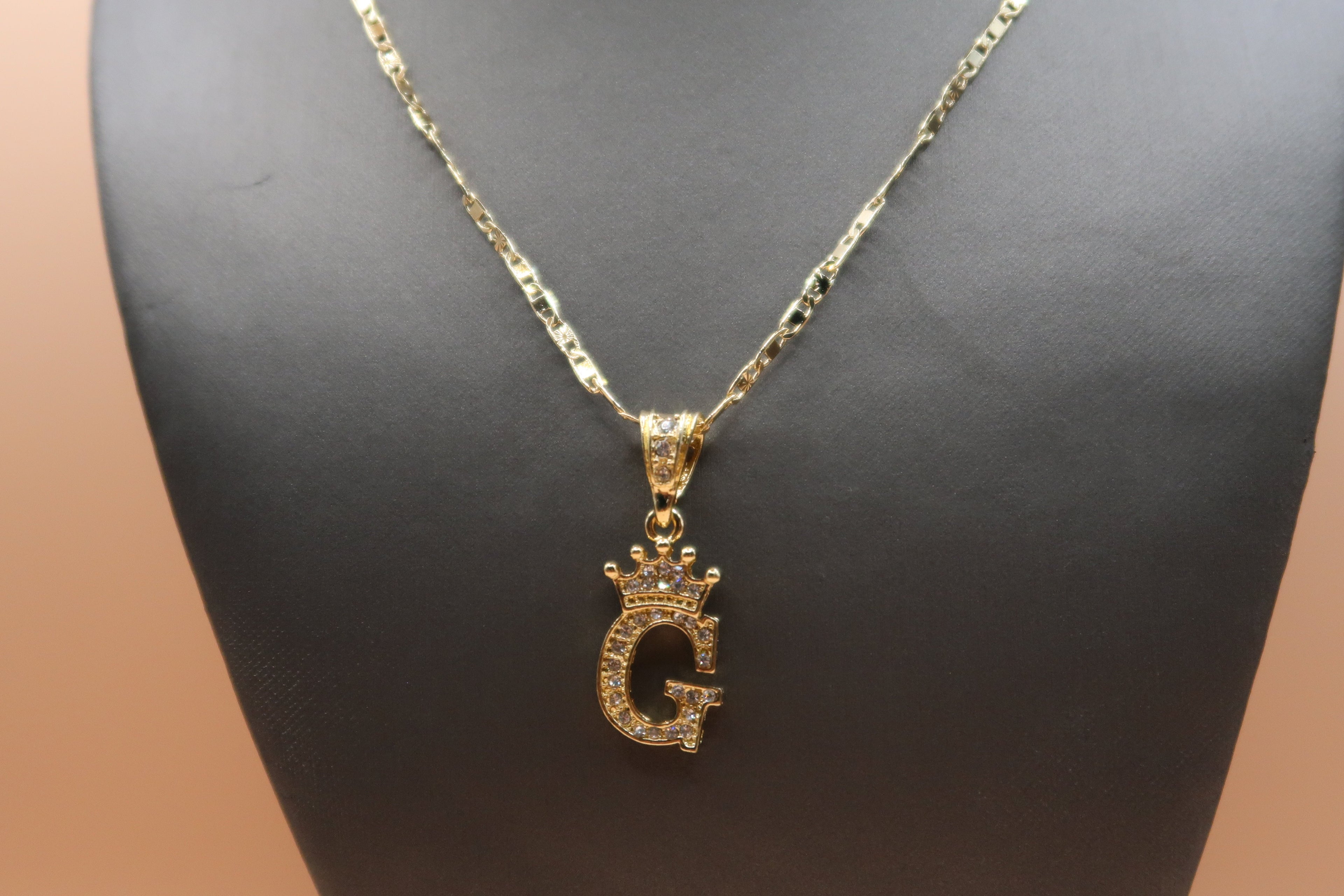 G Crown Necklace