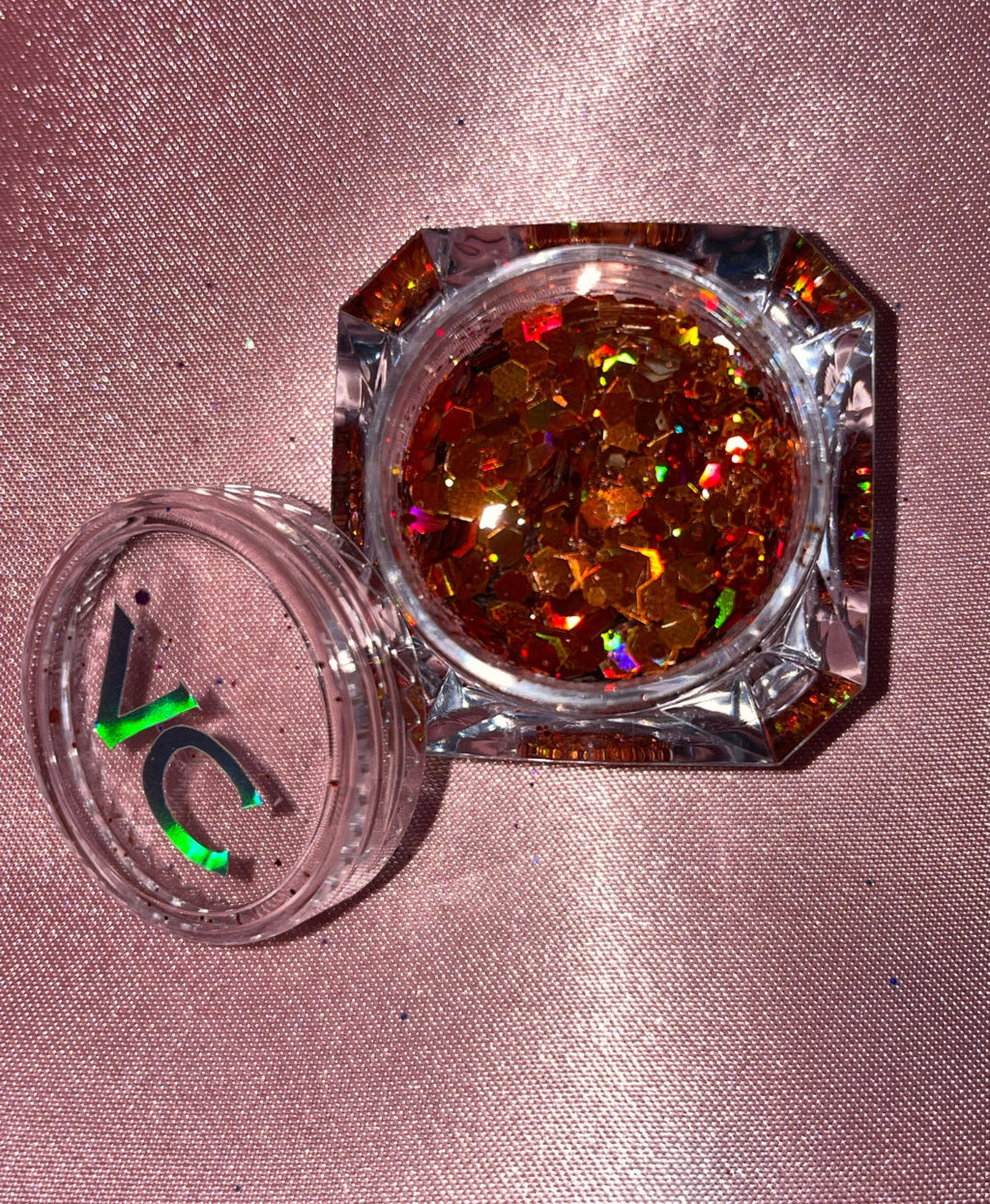 Orange Holographic Loose Glitter 11